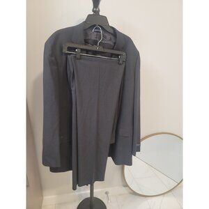 Brooks Brothers 1818 Madison 2 Piece Suit Mens 46L / 41 Navy Blue Wool USA New